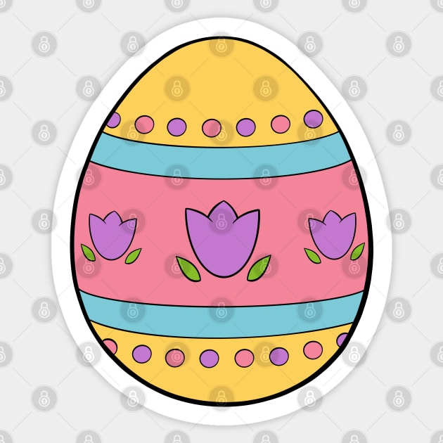 Tulip Easter Egg Sticker by Lady Lilac